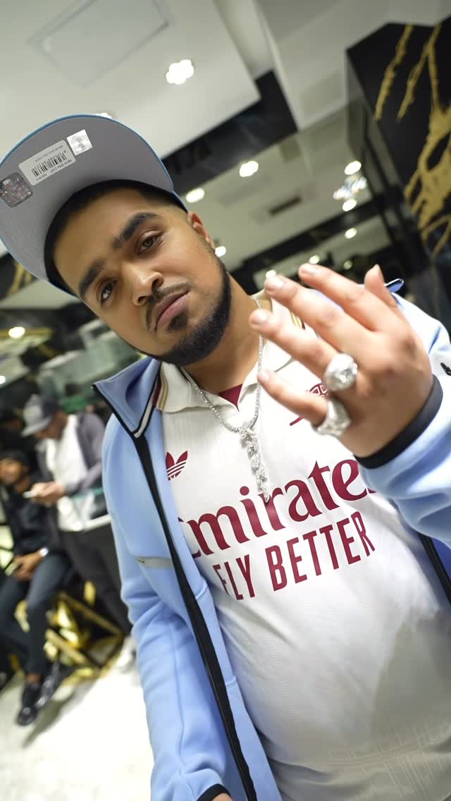 Client photographed in a 57 Jewellers showroom