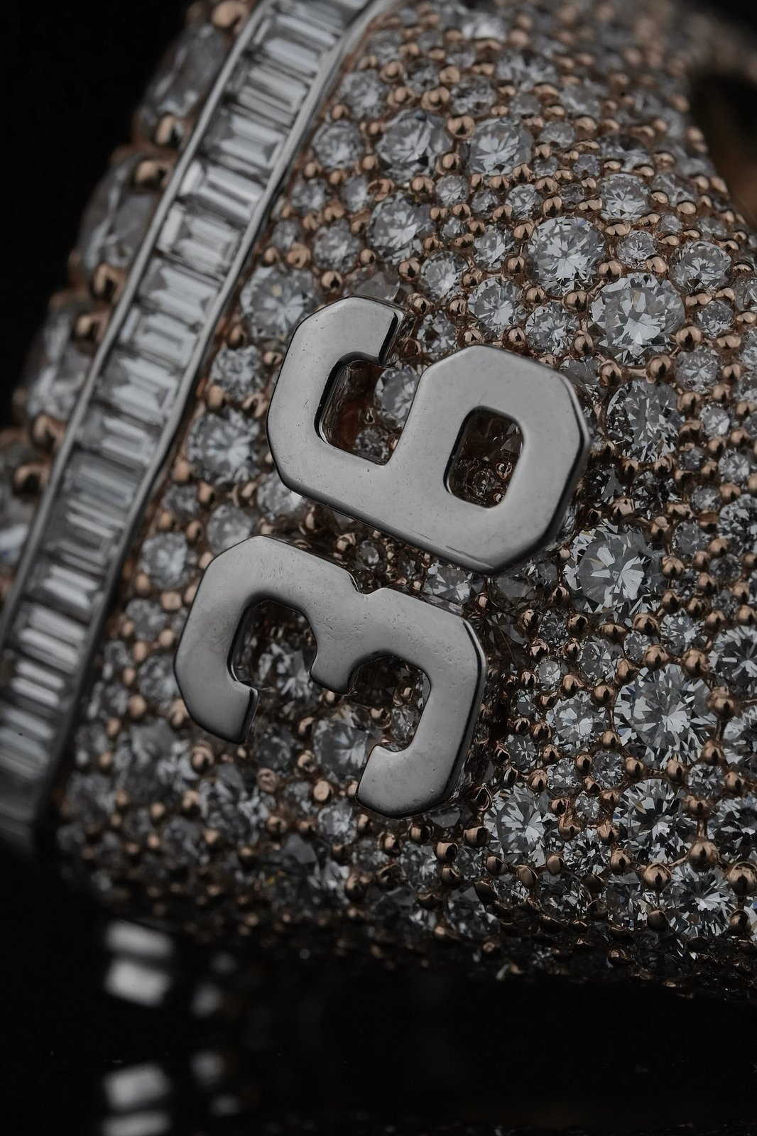 Iced '30' Ring