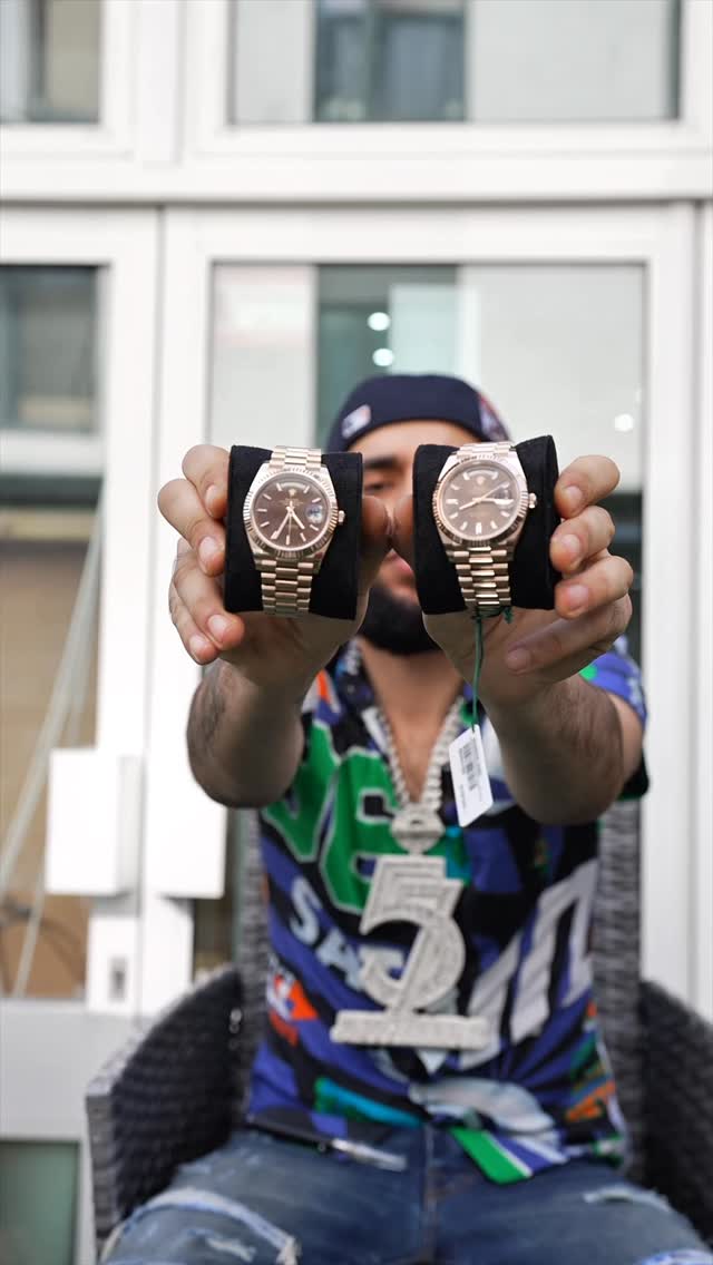 Client photographed in a 57 Jewellers showroom