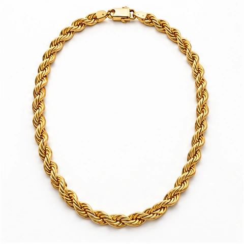 Gold Rope Chain — 18ct yellow gold