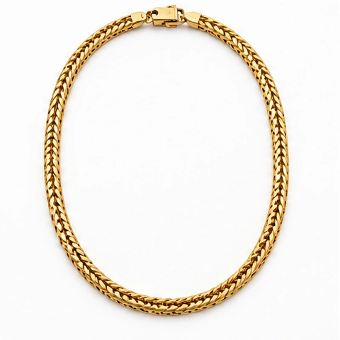 Franco Chain — Solid yellow gold