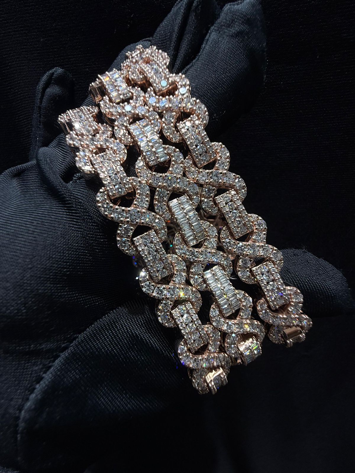 Baguette Cuban Bracelet